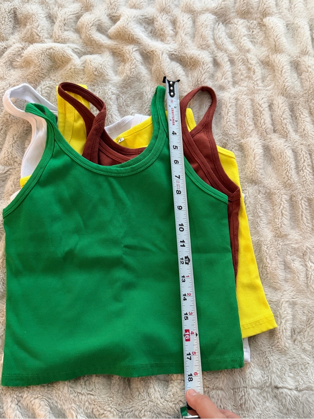 5-Pack Ribbed Tank Top Bundle Multicolor Size L - Picture 5 of 6